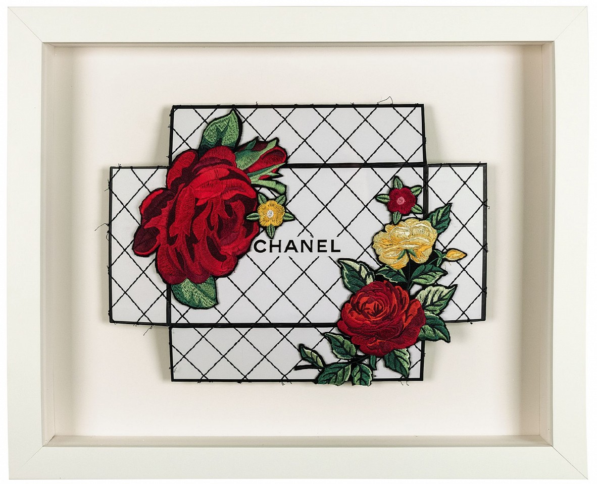 Stephen Wilson, Chanel Red Red Rose
2017, Mixed Media