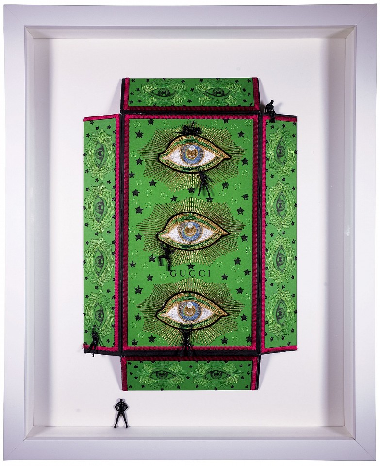 Stephen Wilson, Gucci - The All Seeing Eye
2017, Mixed Media