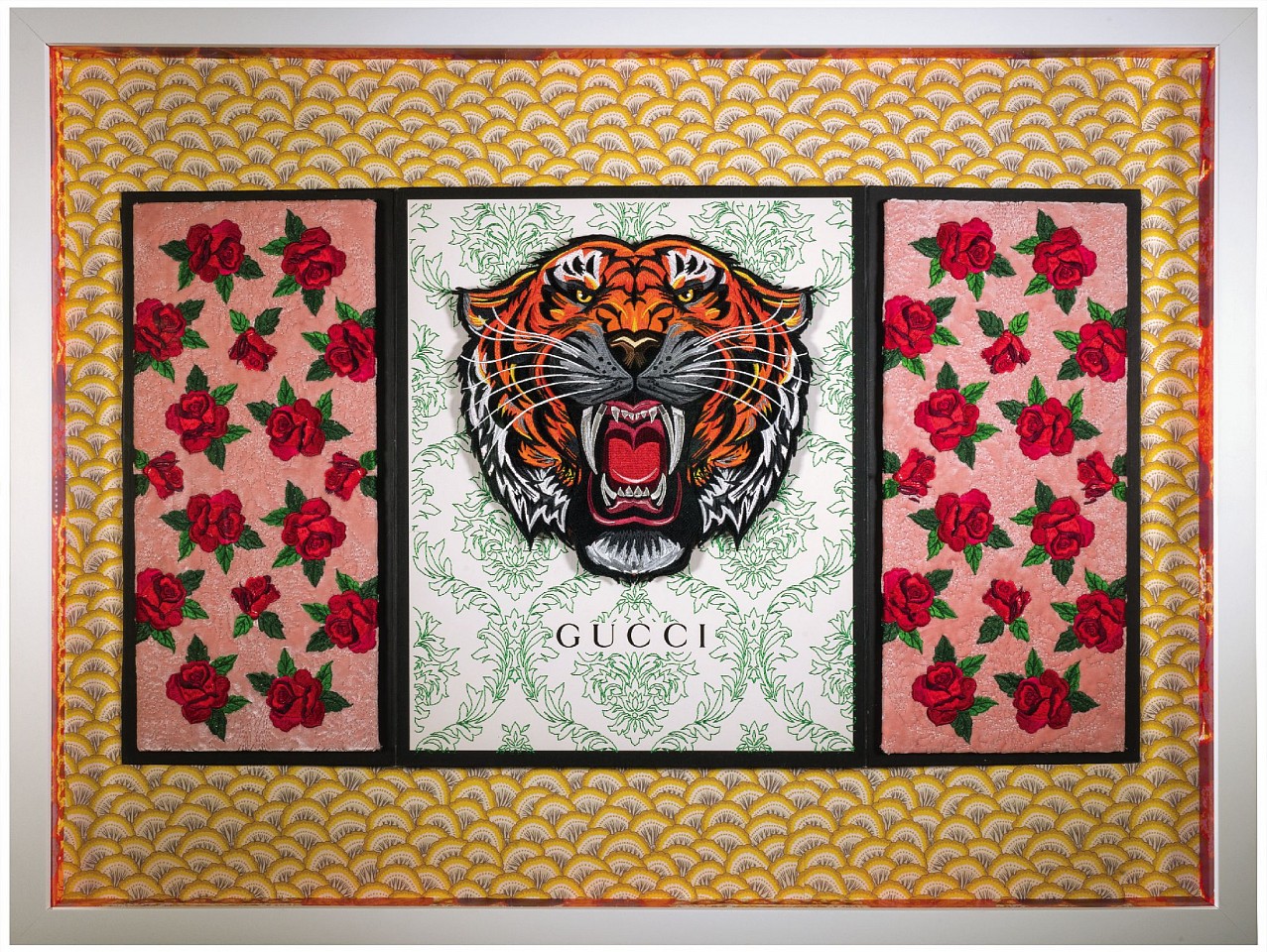 Stephen Wilson, Gucci Tiger Trifold
2017, Mixed Media