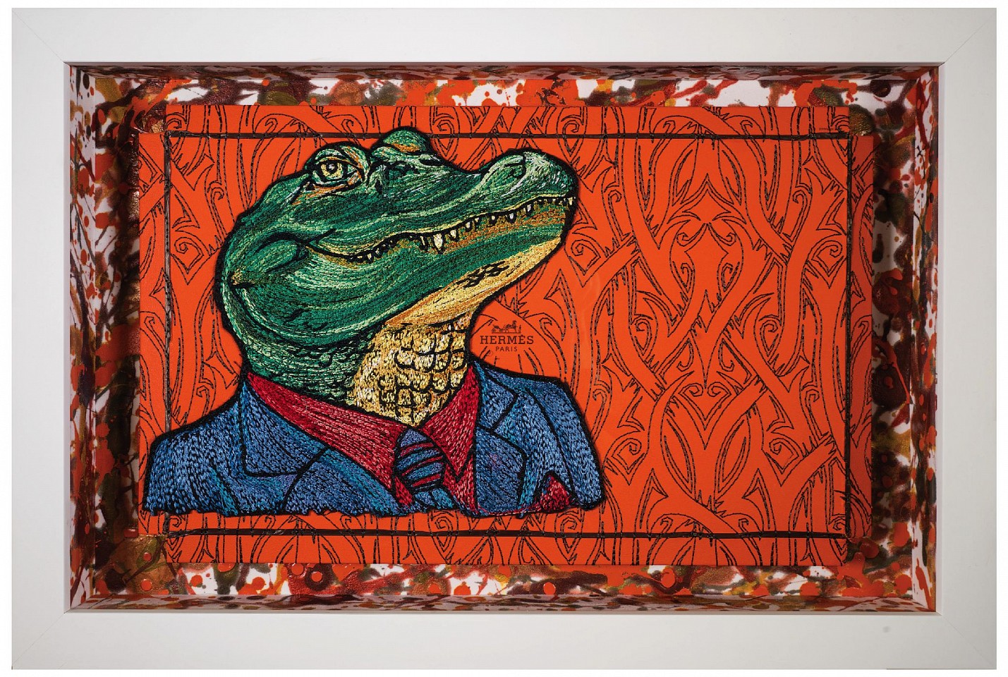 Stephen Wilson, Hermès Mr. Crocodile
2017, Mixed Media