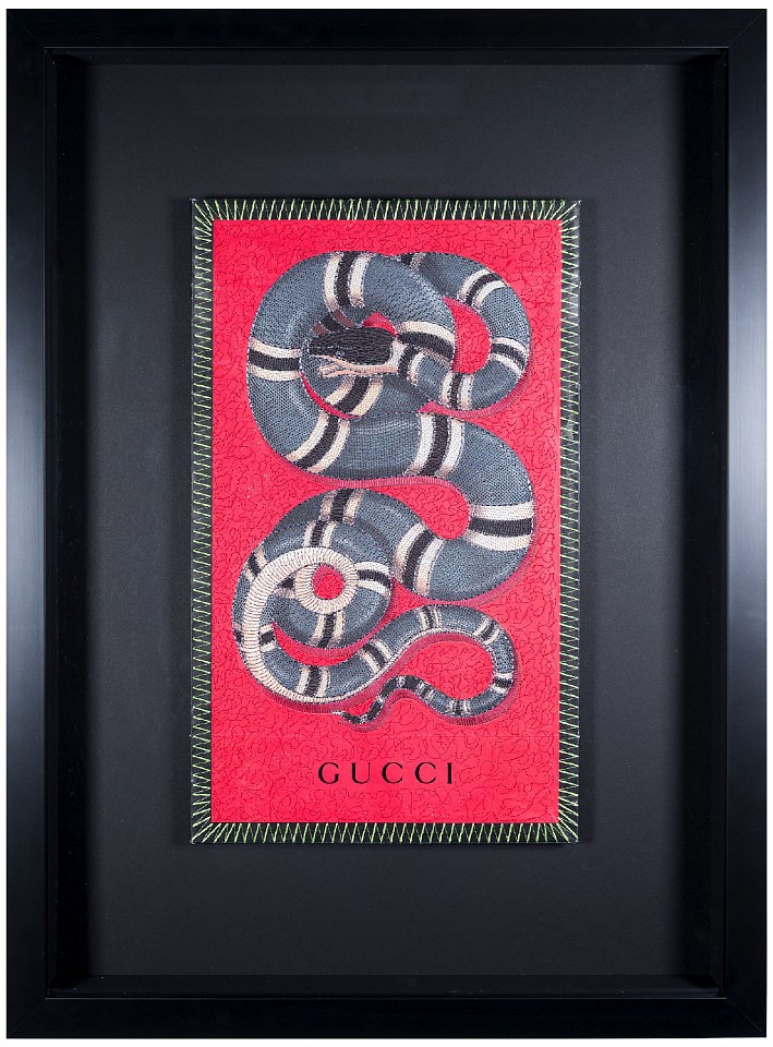 Stephen Wilson, Gucci Snake in Color
2017, Mixed Media