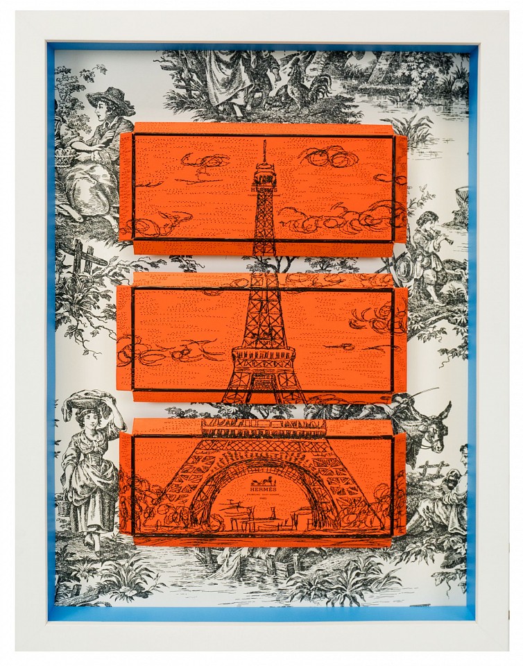 Stephen Wilson, Hermès La Tour Eiffel
2017, Mixed Media