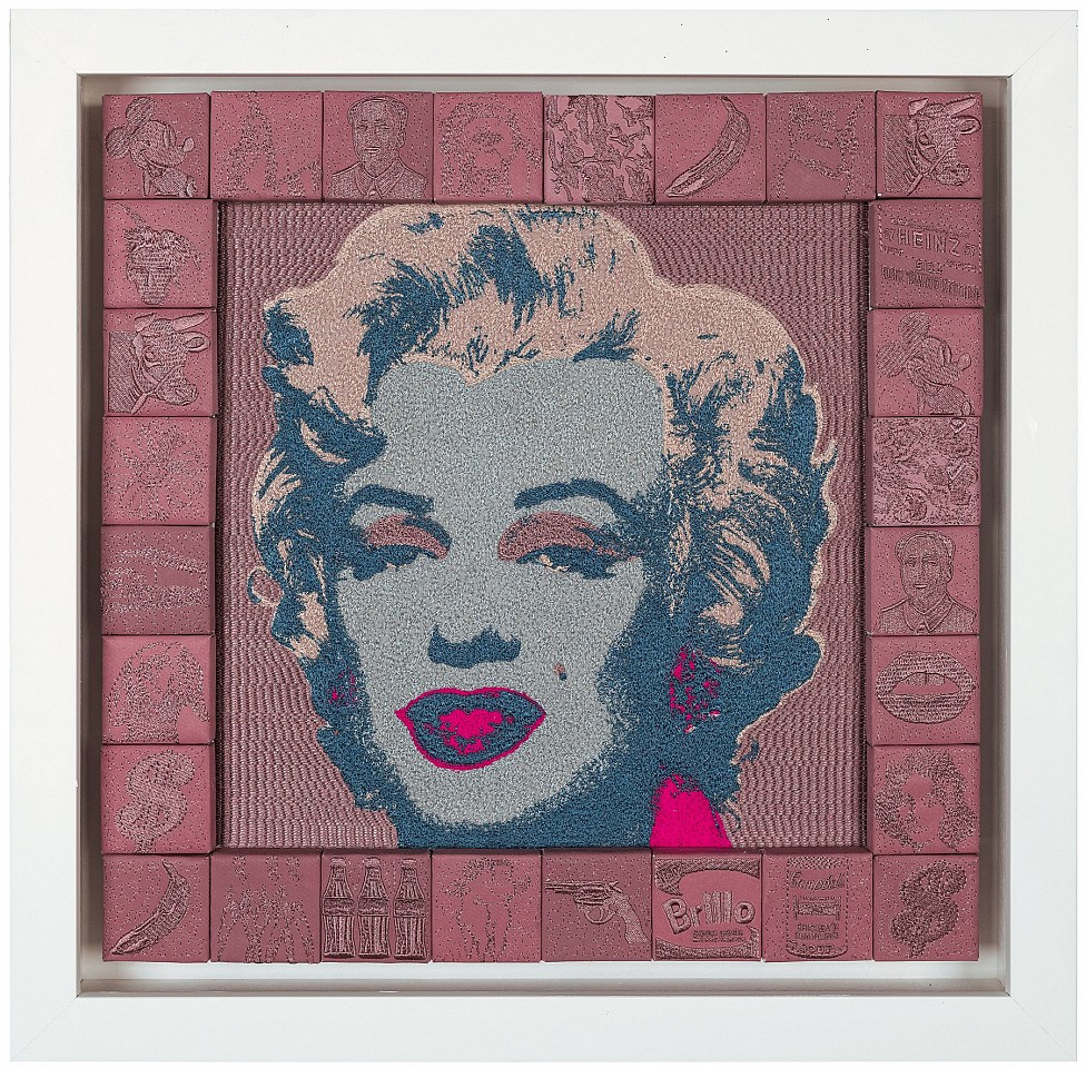 Stephen Wilson, Mauve Marilyn
2017, Mixed Media